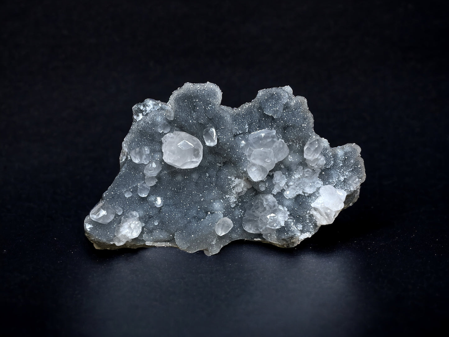 Diamond Calcite on Quartz Specimen (23-CL-02)